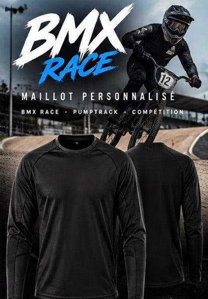 Maillot BMX 100 % personnalisé
